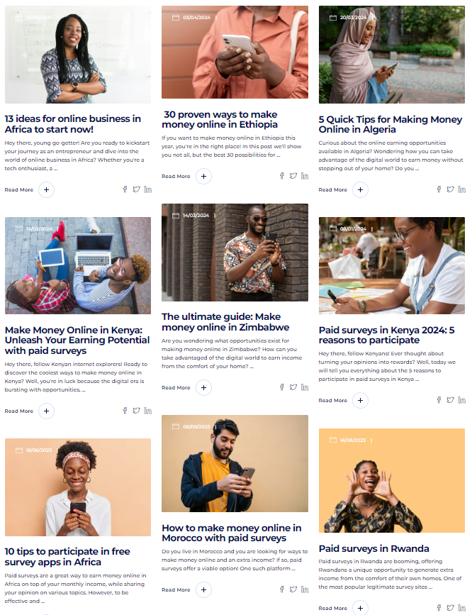 Make money blogging in Africa